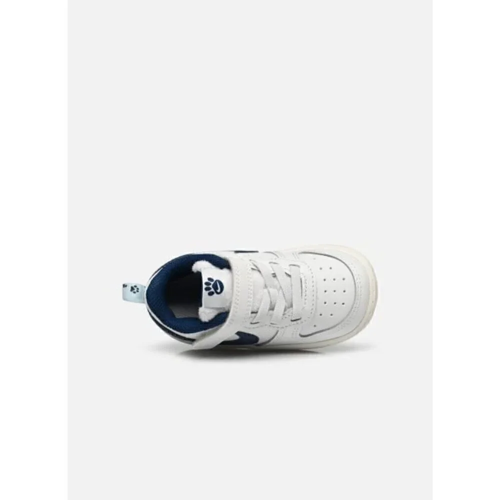 Nike Court Borough Low 2 Se Sneakers Boys Size 10 (Tdv) White Blue Dog Paw